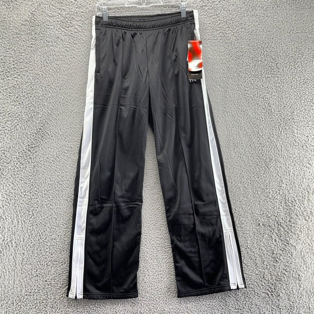 TYR Pants Womens Medium 100% Polyester‎ Black Warm Ups Sweatpants New $50
